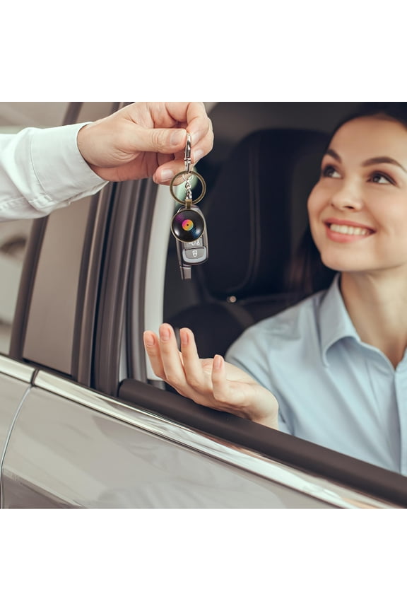 Keychain Decoration Vinyl Record Album Keychain Zinc Alloy Multi Key Ring Pendant Gift for Music Lovers 1Pack Back to School