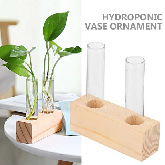 NIAIZEK Decorative Glass Test Tube Vase Set for Home Decor, Modern Multi-Piece Floral Display, Stylish Table Centerpiece