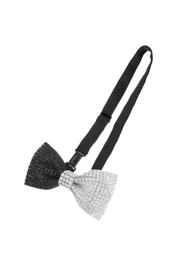 Men's Multi Rhinestone Bow Tie Pretied Decorative Glitter Accessory for Wedding Banquet Party Events
