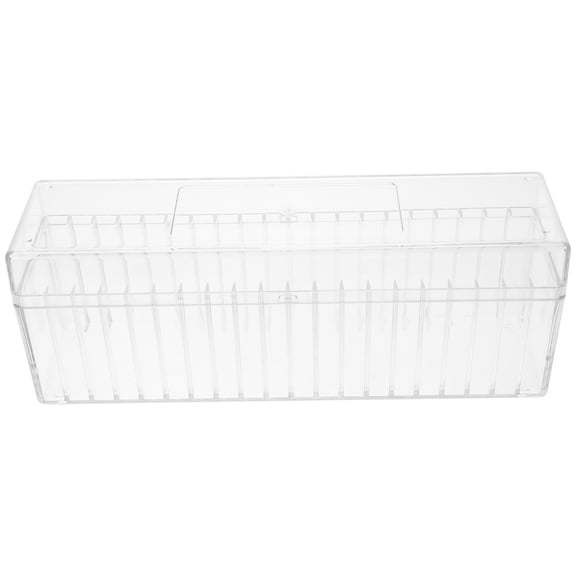 NIAIZEK Transparent Plastic Coin Storage Case with 20 Slots for Coin Collection Display and Protection