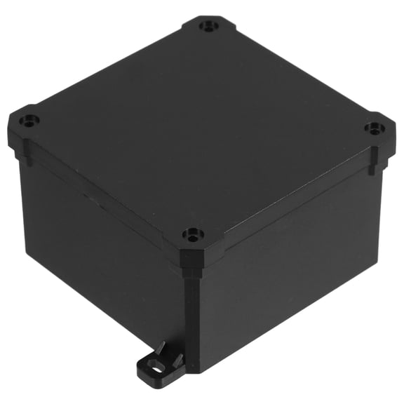 NIAIZEK Weatherproof Electric Box Black PC Flame Retardant Plastic 1Pack