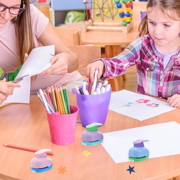 NIAIZEK 2Pcs Portable Hole Punch for Craft Making Handmade Cards and Invitations