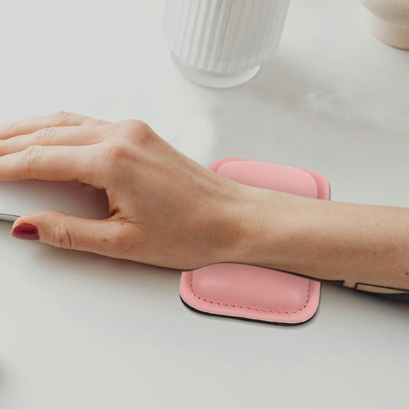 NIAIZEK Ergonomic PU Mouse with Wrist Support for Back to School and Computer Use, Comfortable Design, 1 Set