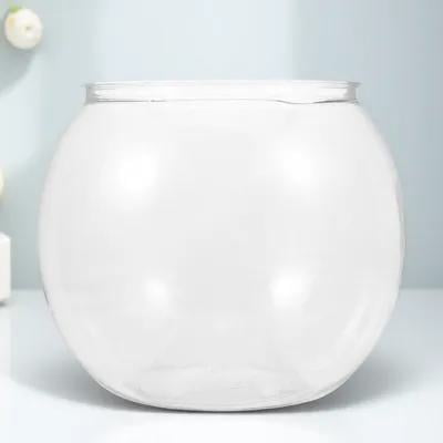 NIAIZEK Globe Fish Bowl Transparent Pet Desktop Decor Creative Design for Home