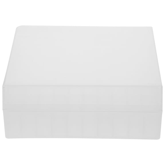 NIAIZEK Laboratory Centrifuge Tube Storage Box Plastic White Cryogenic Freezer Organizer