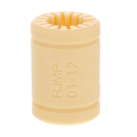 NIAIZEK 3D Printer Linear Bearing Yellow Polymer Solid Plastic Bushing Self Lubricating Durable Replacement