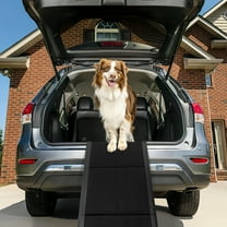CRILSTYLEO Outdoor Foldable Dog Ladder Non Slip Ramp for Medium and Large Dogs