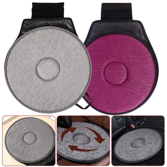 NIAIZEK 2Pcs Assorted Color Rotating Seat Cushion for Car with Comfortable Eva Padding