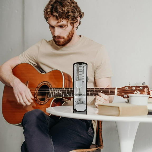 NIAIZEK Wooden Guitar Metronome with Practical Design for Musicians, Accurate Trainer, 1 Piece