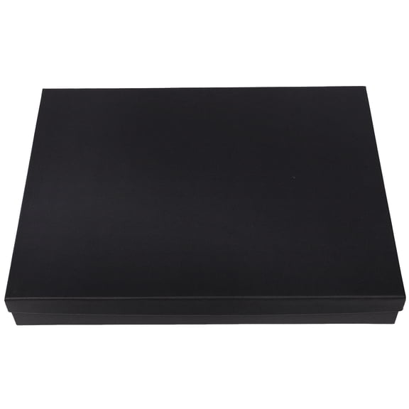 NIAIZEK Durable Black Paperboard Box for Valentine Christmas and Birthday Presents