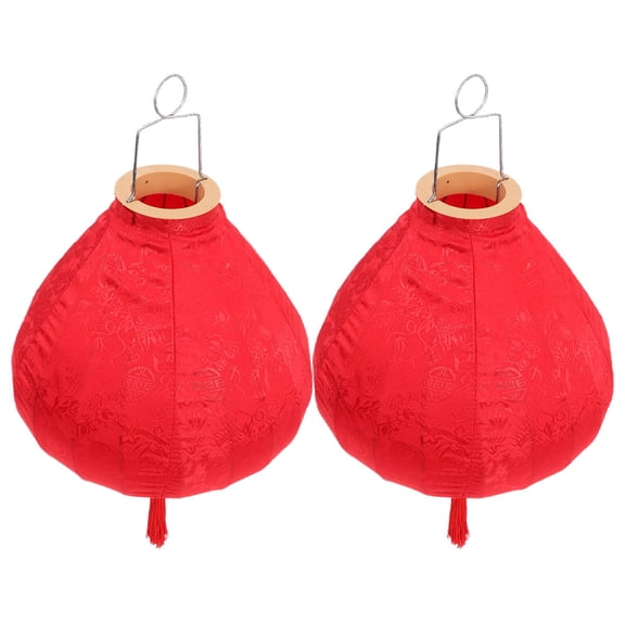 NIAIZEK Red Vietnamese Tassel Lantern Decorative Lantern for Wedding Lanterns Outdoor Decor