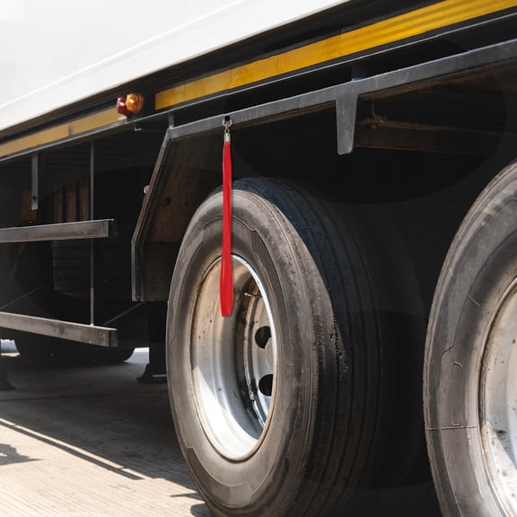 NIAIZEK Exterior Truck Mudguard p Red PVC Decorative Tire Mud Flap Easy Install