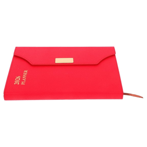 NIAIZEK Daily Schedule Planner with Portable Red Design for Office and Travel Notes