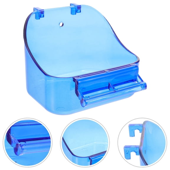 NIAIZEK Compact Bird Bath Basin for Parakeet Cage Leak Proof Shower Tub Safe Smooth Edges