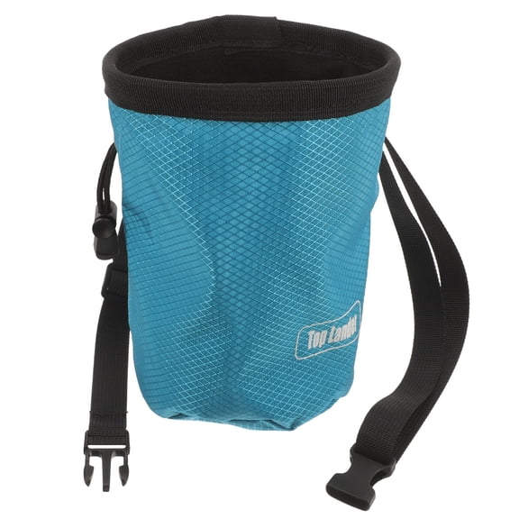 NIAIZEK Portable Climbing Chalk Storage Bag in Blue with Scratch Resistant 600D Oxford Cloth