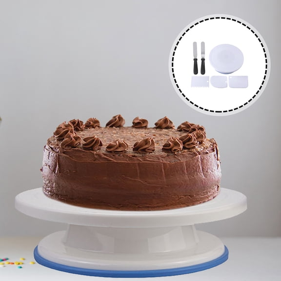 NIAIZEK Rotating Cake Decorating Stand with Flexible Shaft for Baking Beginners - 1 Set Baking Tool