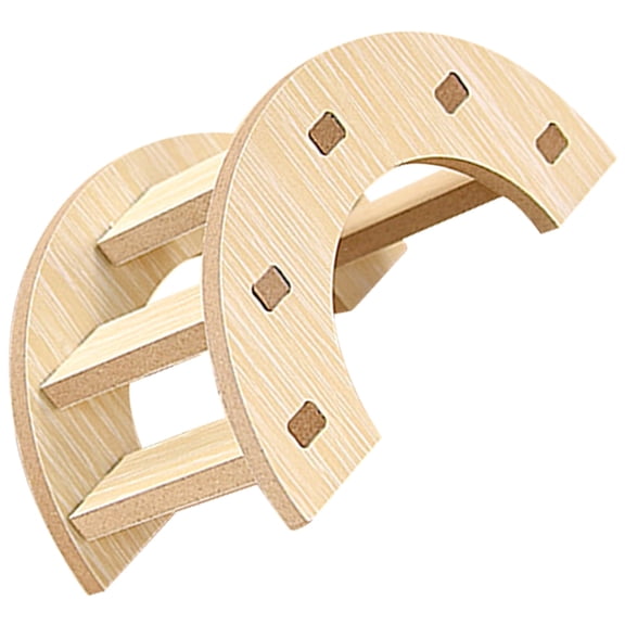 NIAIZEK Wooden Climbing Ladder Bridge for Small Pets Hamster Rat Chinchilla Cage