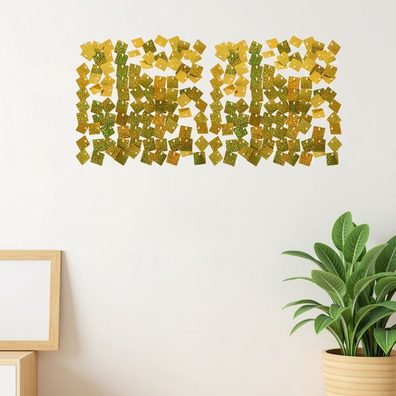 NIAIZEK Disco Wall Background 4Pcs Plastic Panels Light Reflection For Photo Booth Decor