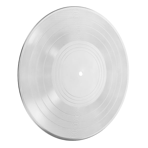 NIAIZEK Silver Vinyl Wall Clock Retro Style Decorative Clock for Cafe Bar and Living Room Decor