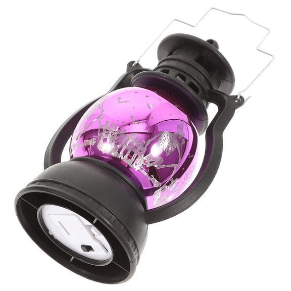 NIAIZEK Black Lantern Light Table Skeleton Decoration with Battery Power