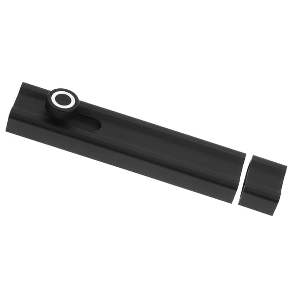 NIAIZEK Home Security Door Clasp Lock Black Adhesive No Drill Slide Bolt