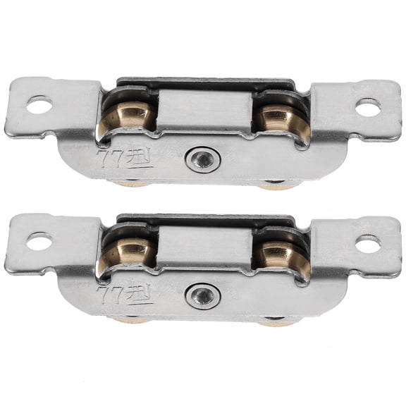 NIAIZEK 2Pcs Sliding Door Wheel Set Stainless Steel Assorted Color for Window and Door System