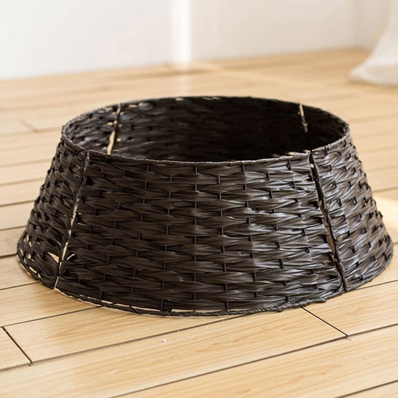 NIAIZEK Soft Christmas Tree Bottom Skirt Festive Xmas Tree Base Decor Home Holiday Party Ornament(25.59X25.59X8.27in)