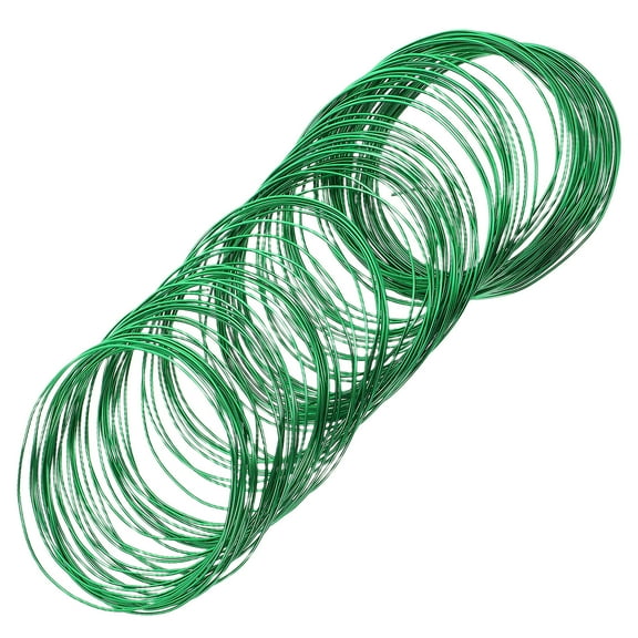 NIAIZEK Green Aluminum Wire for Crafts Bendable Bonsai and Jewelry Making Projects