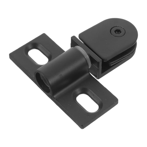 NIAIZEK Heavy Duty Black Stainless Steel Pivot Hinges for Glass Shower Doors with Enhanced Sealing