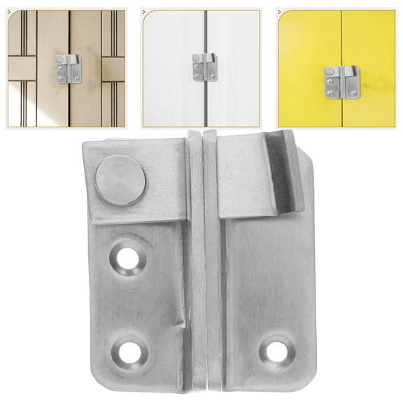 NIAIZEK Stainless Steel Door Latch Lock with Antitheft Bolt for Gate and Cabinet Security