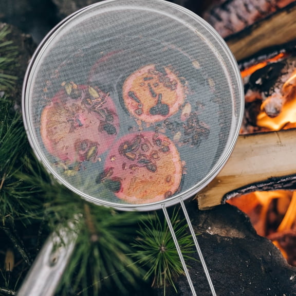 NIAIZEK Anti Oil Splashing Plated Silver Splatter Guard with Heat Resistant Mesh for Frying Pans