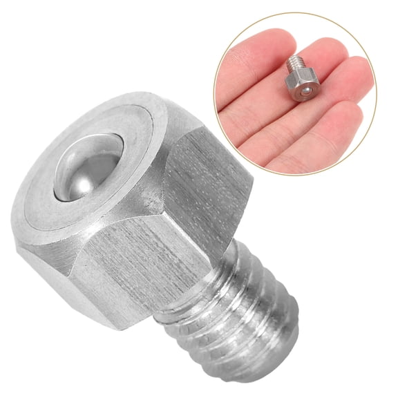 NIAIZEK Stainless Steel Hexagonal Ball Head Screw Smooth Ball Roller Low Friction for Home and Industrial Use