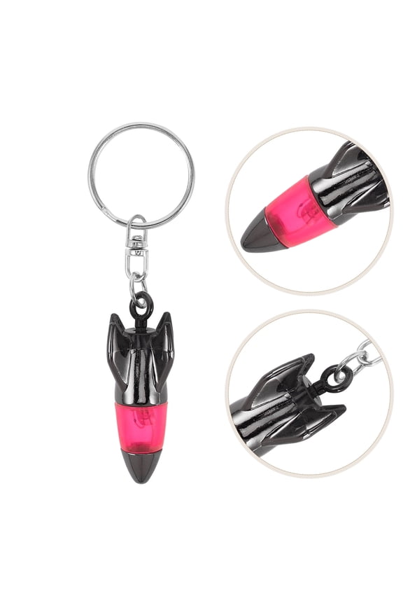 Car Static Electricity Discharger Pink Plastic Keychain for Home Use