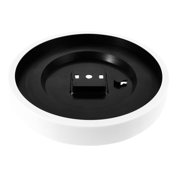 NIAIZEK Wall Clock Plastic Back Cover White Protective Case for Mechanism Repair