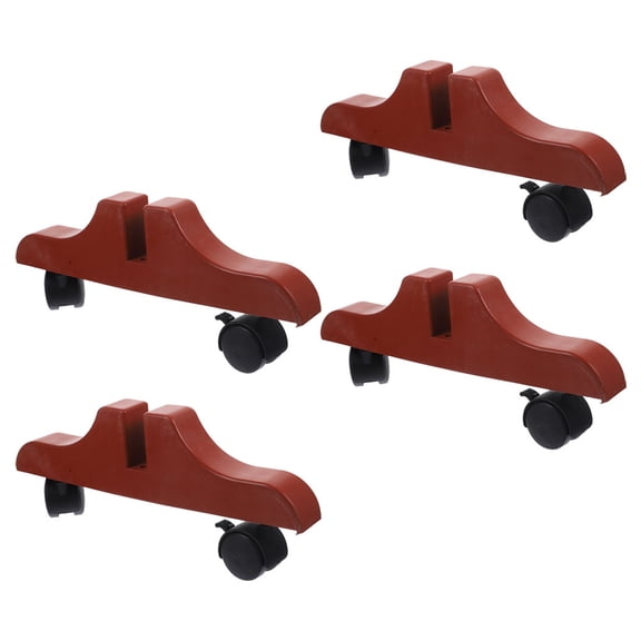NIAIZEK Adjustable Height Wooden Coffee Table Screen Divider Base for Furniture 4 Pieces Set