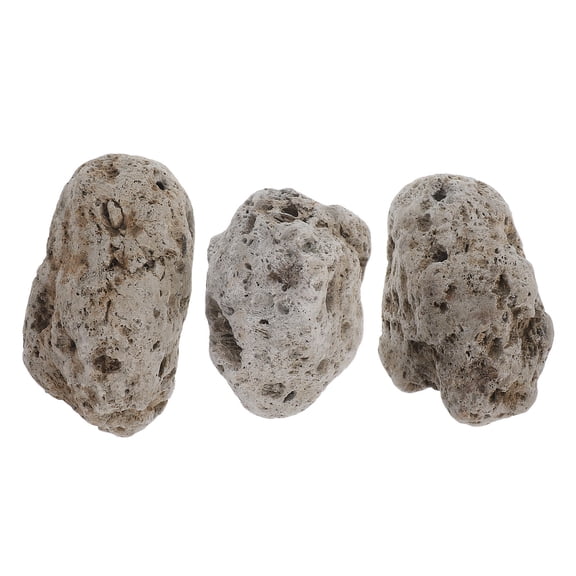 NIAIZEK Suspended Aquarium Rock, Green Natural Pumice, Versatile and Artistic, 3Pcs