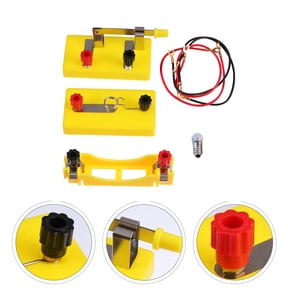 NIAIZEK Basic Electronics Circuit Learning Kit for Educators, 5-Piece Simple Circuit Model Set for Student Teaching