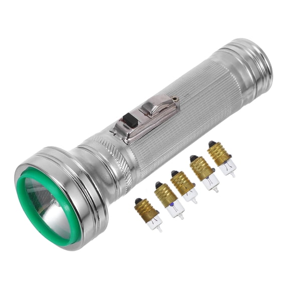 NIAIZEK Timeless Vintage Flashlight with Iron Body Portable Torch Light for Home and Outdoor Activities