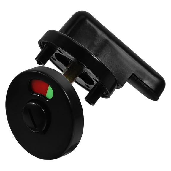 NIAIZEK Bathroom Stall Lock Black Plastic and Nylon for Public Toilets