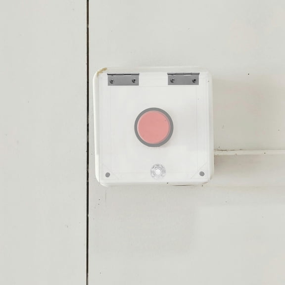 NIAIZEK Acrylic Emergency Stop Button Cover Full Coverage Design for Industrial Safety