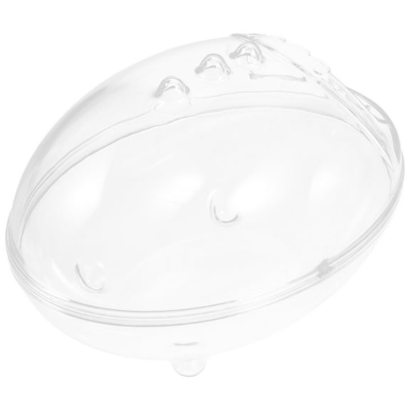 NIAIZEK Clear Hamster Cage Sand Bath Box Practical Dust Bath for Gerbils Chinchillas