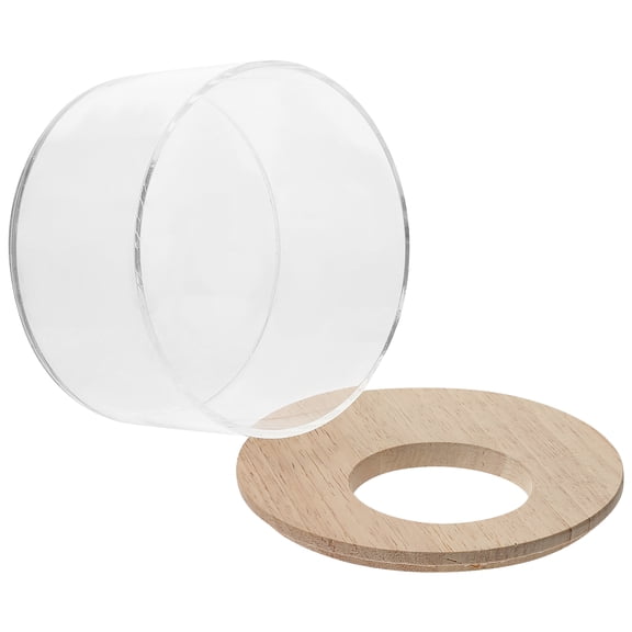 NIAIZEK Reusable Transparent Hamster Bath Tub with Elegant Design for Small Pets