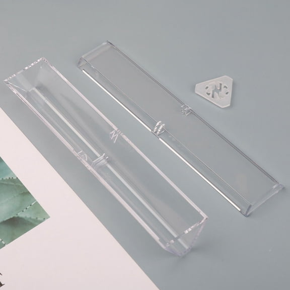 NIAIZEK 15Pcs Transparent Pen Packaging Box Compact Lightweight Pen Case Holder for Business Use