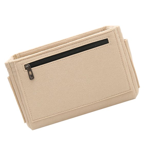 NIAIZEK Travel Makeup Storage Bag for Women Large Capacity Felt Bag 1Pack