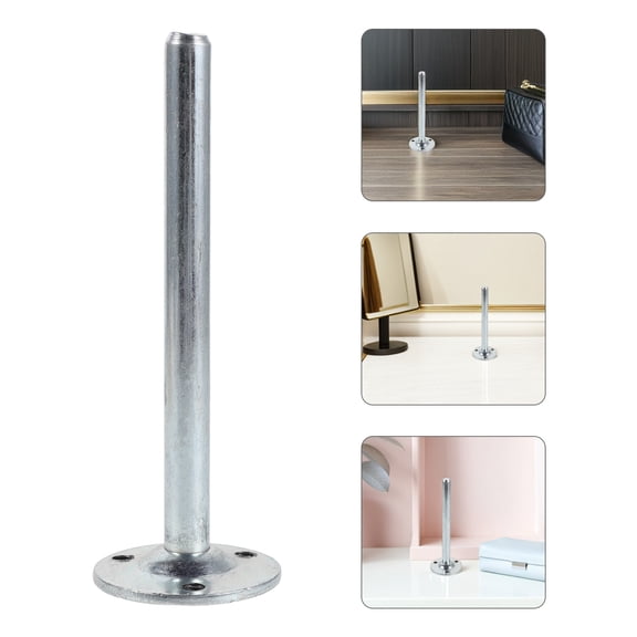 NIAIZEK Universal Plated Silver Mannequin Support Stand Base for Floor and Countertop Displays