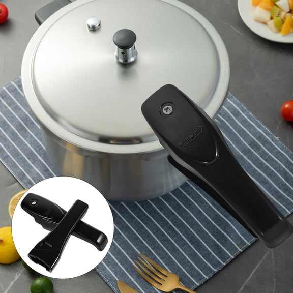 NIAIZEK Replacement Cooker Handle Black Plastic with Ergonomic Comfortable Grip for Home Kitchen Use