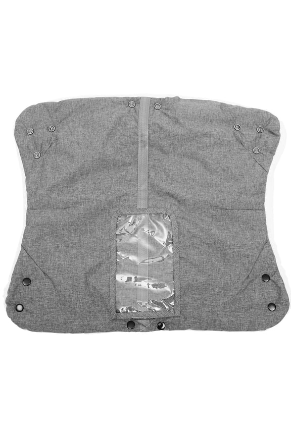Winter Stroller Gloves Hand Muff Warm Cotton Grey for Stroller, 1 Piece Protective Hand Warmer