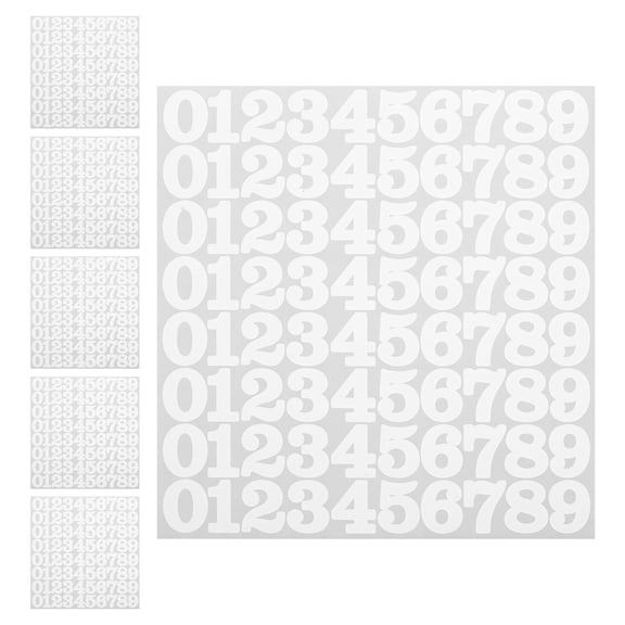 NIAIZEK 6 Sheets Easy Application and Removal Motorcycle Decals for Athletes for Fan Gear