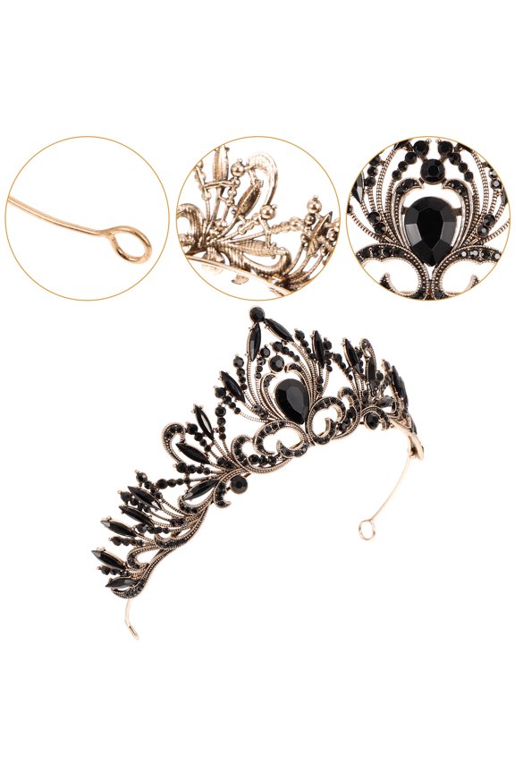 Vintage Rhinestone Headband with Multi-Alloy Design for Weddings, Parties, Proms, and Formal Occasions