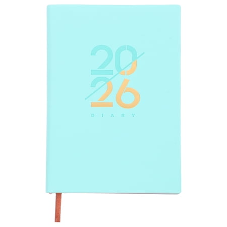 NIAIZEK Academic Planner: 2026 Year Agenda Daily Planner 12 Month English Notebook Portable Notepad For Teacher Students School Office